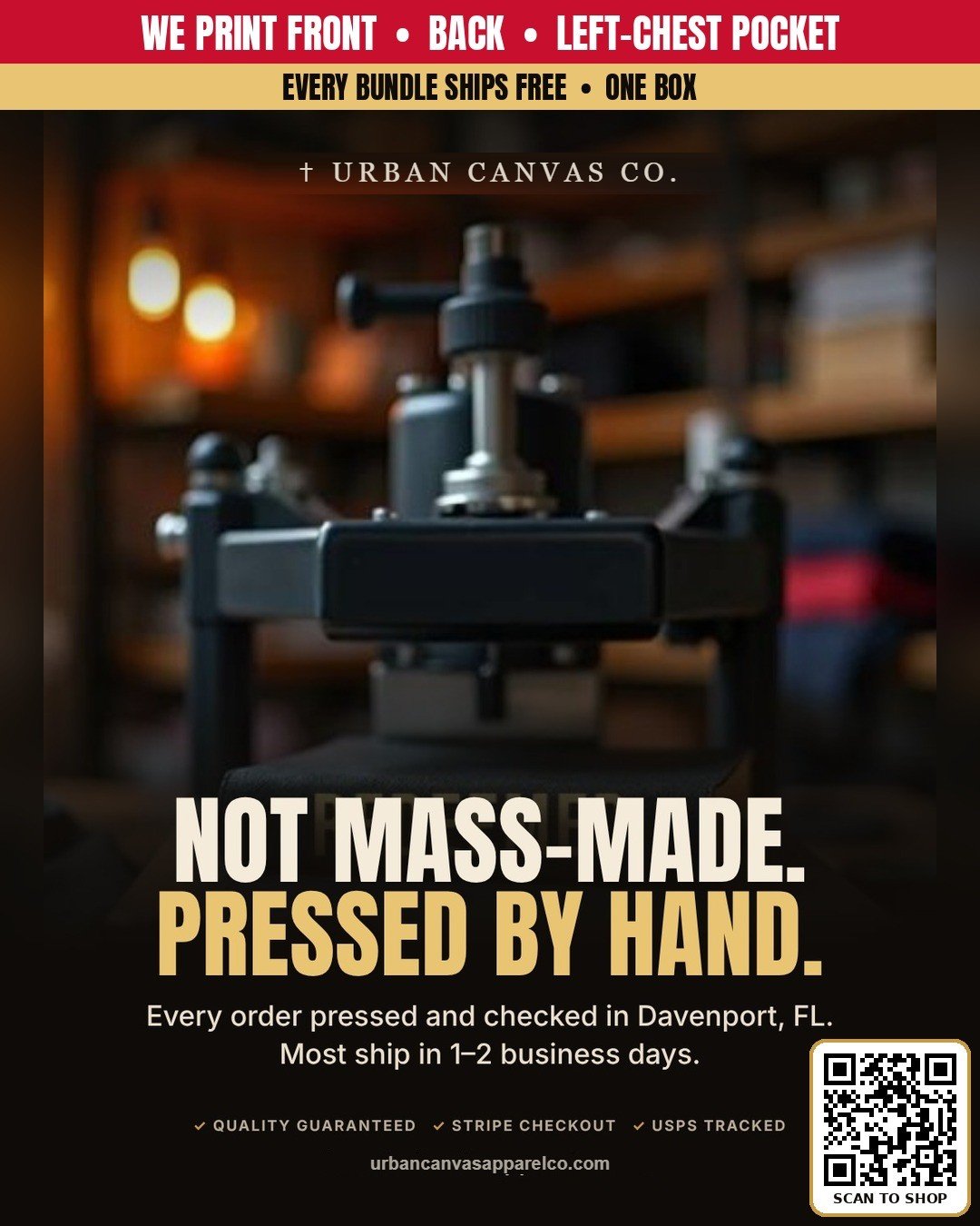 Pressed by hand post